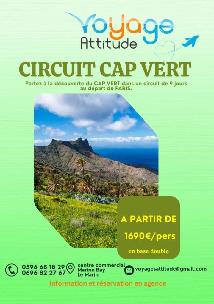Dépliant publicitaire propose un circuit touristique 