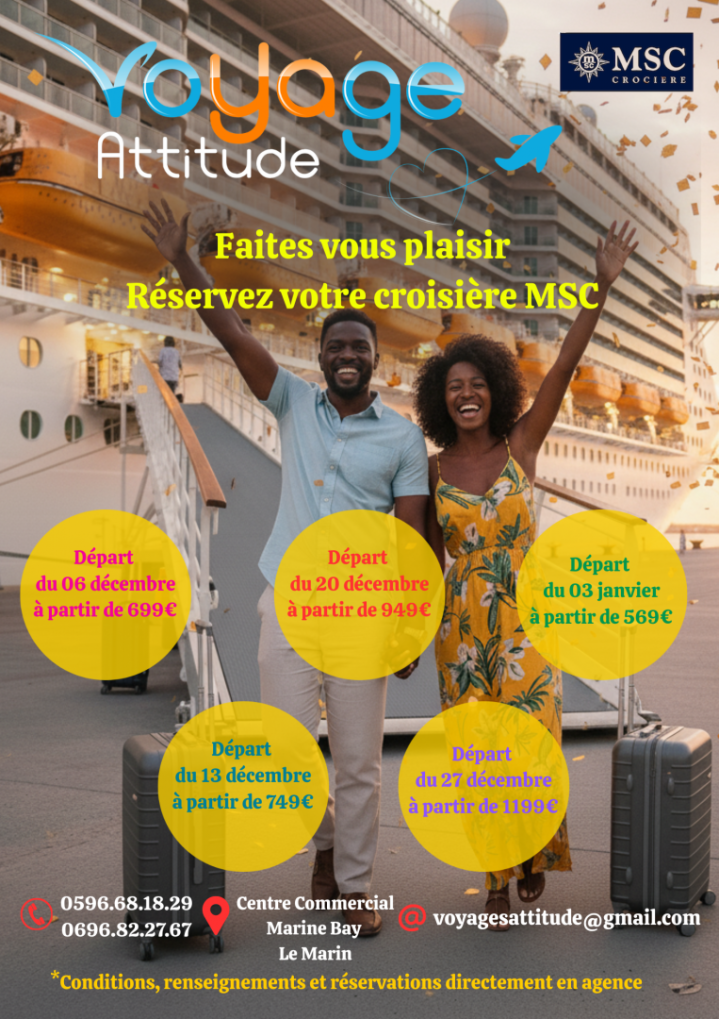 Offre de croisières Martinique